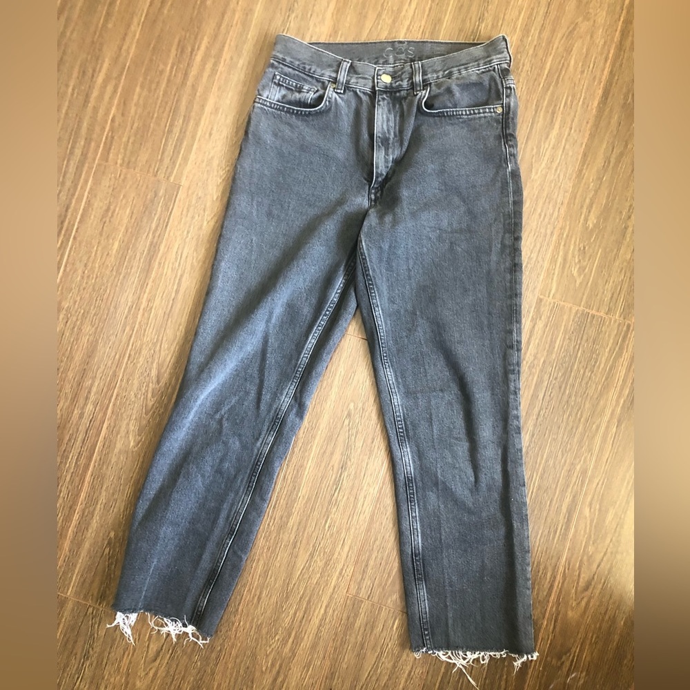 Cos charcoal grey jeans size 28